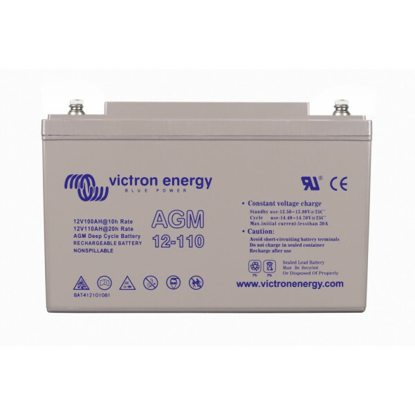 Victron AGM accu 12V/110Ah M8 insert