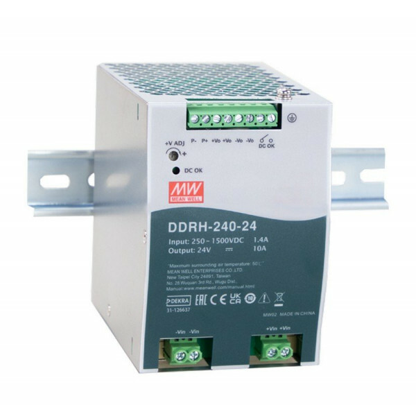 Meanwell DC/DC omvormer 300-1500/48V din rail