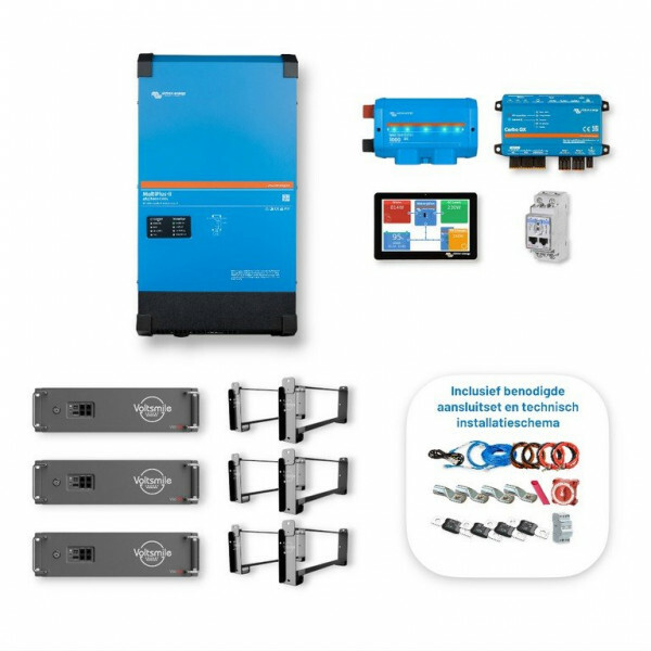ESS thuisbatterij set 15,4kWh opslag, 1 fase