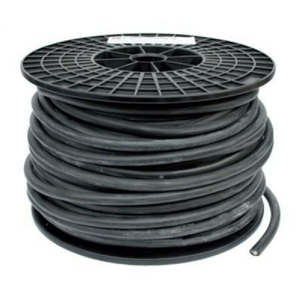Zwarte autokabel 2x 2,5mm²  per meter 