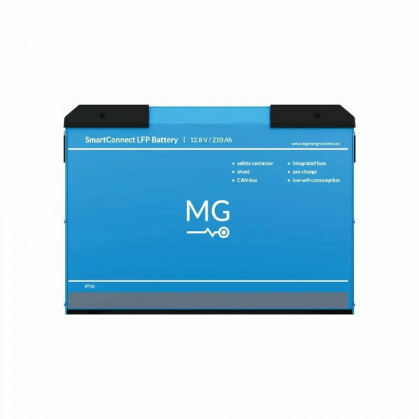 MG LFP  accu 12,8V 210Ah/2,7kWh RJ45 Smartconnect