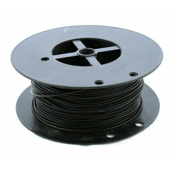 montagesnoer Zwart 4 mm² 100 meter rol
