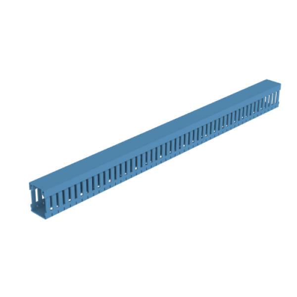 Kabelgoot blauw 42 x 30 mm, lengte 2 meter