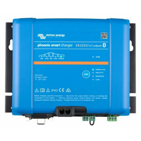 Victron Phoenix Smart IP43 acculader 24/25 (1+1) 120-240V