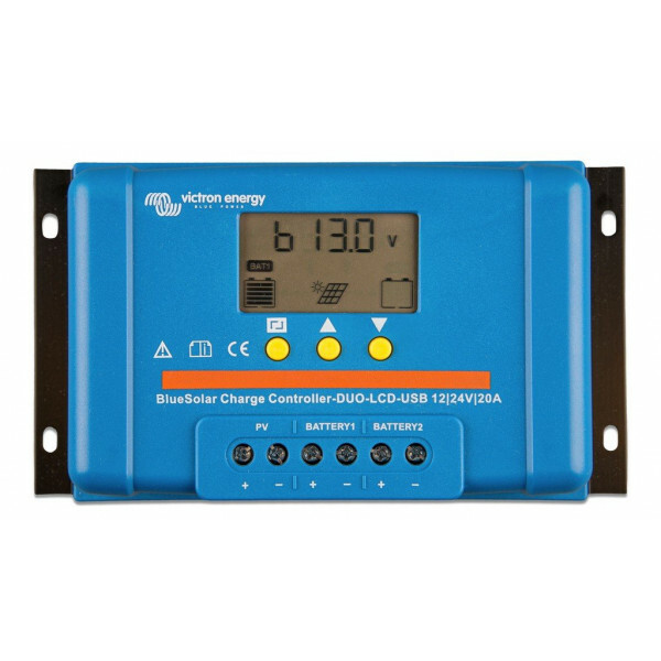 Victron BlueSolar PWM DUO-LCD&USB 12/24V-20A
