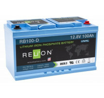 Relion RB-DIN 12V/100Ah LiFePO4 accu