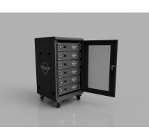 Voltsmile RPC 22U Cabinet (max 6 accu) 300A