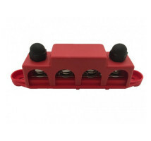 DC Verdeelrail rood 4x M10 + 3x M4