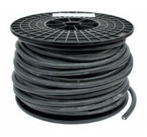 Zwarte autokabel 2x 2,5mm²  per meter 