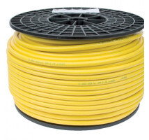 Ronde PU kabel H05/7BQ-F geel 3x2,5mm² per 50 meter rol