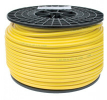 Ronde PVC kabel H05VV-F geel 3x2,5mm²  per 75 meter rol