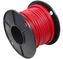 Accukabel rood 16mm² rol 25 meter