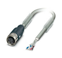 M12 CANOpen Female to no connector