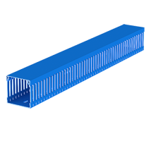 Kabelgoot blauw 60 x 60 mm, lengte 2 meter